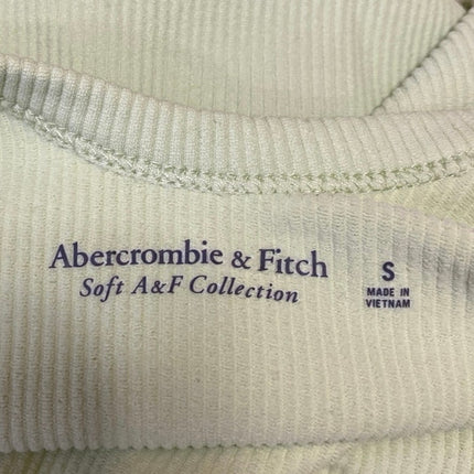 Abercrombie & Fitch Green Rib Knit Sleeveless Cami Camisole Bodysuit Tank Top S