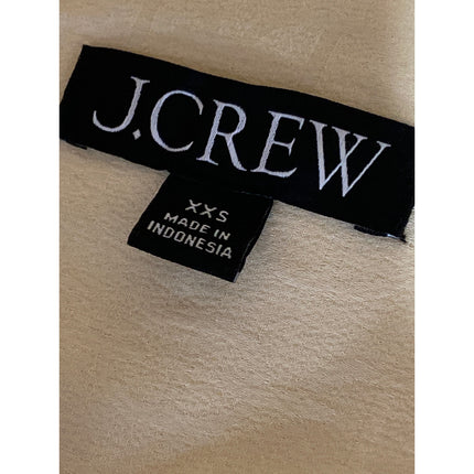 J.Crew Women's Yellow Loop Collared Long Sleeve Button Down Shirt Blouse Top XXS