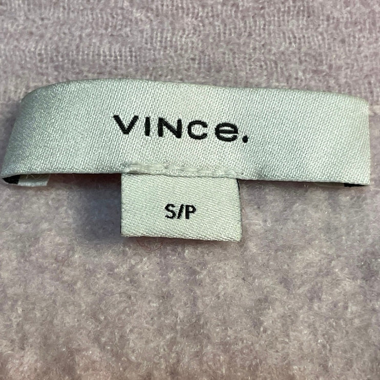 Vince 100% Cashmere Women's Pink Long Sleeve Button Up Cardigan Sweater Top Sz S