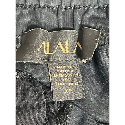 Alala Black Elastic Waist Drawstring Skinny Athletic Yoga Trousers Pants Size XS