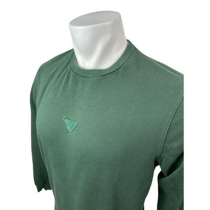 Rare Rabbit Chara Mens Green Crew Neck Long Sleeve Slim Sweatshirt Sweater Top M