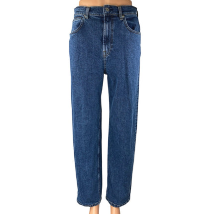 Everlane High Way Jeans Women's Blue High Waist Straight Leg Denim Pants Size 28