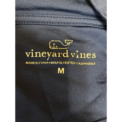 Vineyard Vines Men's Navy Blue Long Sleeve Quarter Zip Pullover Sweatshirt Sz M