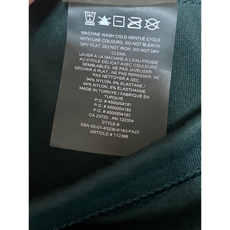 Aritzia Sunday Best Sinch Seamless Women's Green Sleeveless Crop Cami Tank Top M