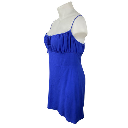 Aritzia Sunday Best Delilah Blue Sleeveless Mini Tank Flare A-Line Slip Dress XL
