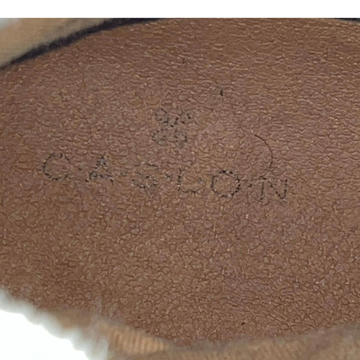 Caslon Tatum Black Faux Fur Leather Round Toe Block Heels Platform Ankle Boots 8