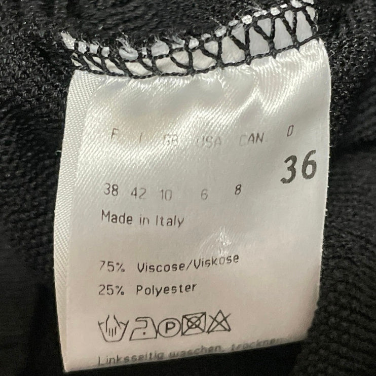 Strenesse Gabriele Strehle Womens Black Sleeveless Stretch Knit Tank Top Size 36