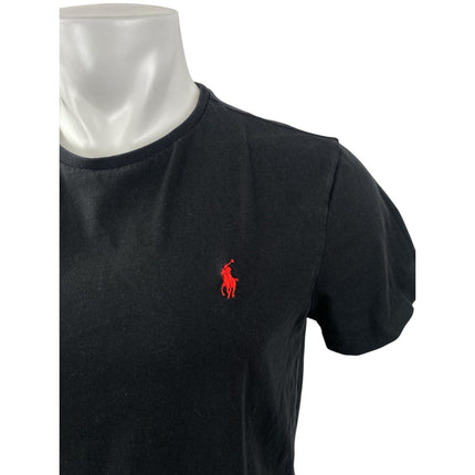 Polo Ralph Lauren Iconic Men's Black Crew Neck Short Sleeve Tee T-Shirt Top Sz M