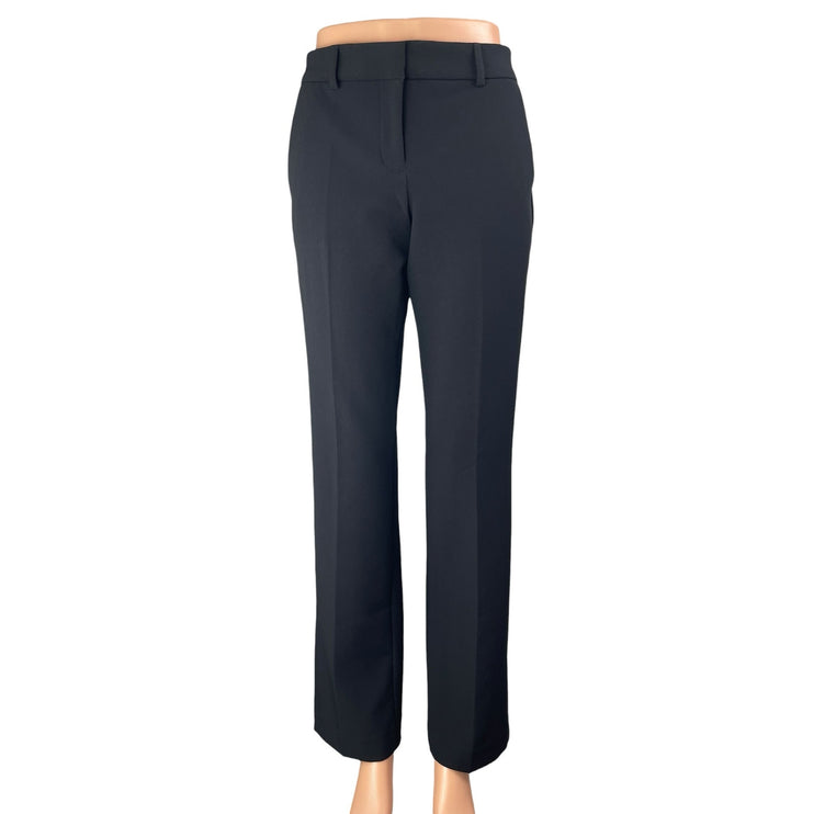 Express Editor Boot Women's Black Low Rise Straight Trouser Dress Pants Size 2R