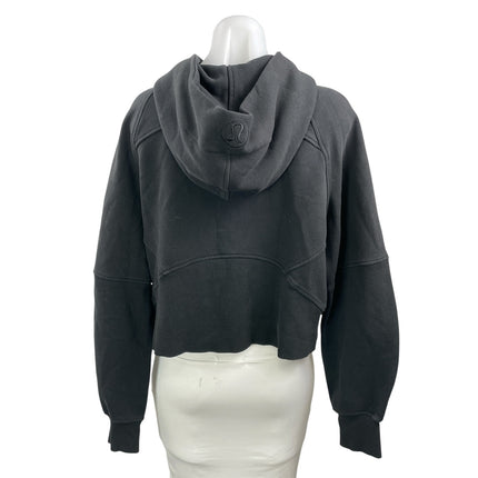 Lululemon Scuba Black Activewear Oversized Half Zip Hoodie Hooded Sweatshirt M/L
