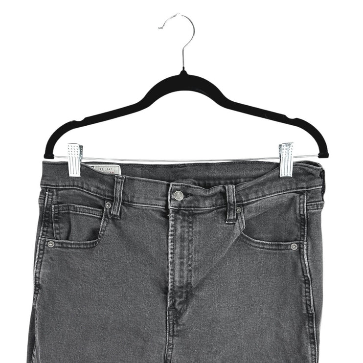 Gap Vintage Flare Women's Black High Rise Straight Leg Denim Jeans Pants Size 32