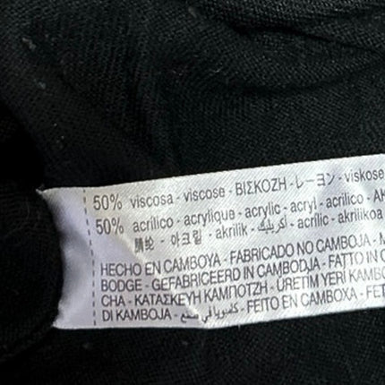 Zara Women Black Turtleneck Knit Stretch Long Sleeve Pullover Sweater Top Size S