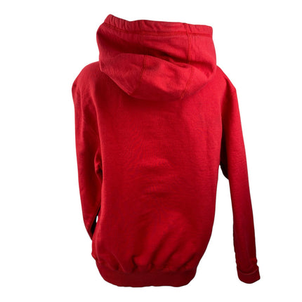 Aime Leon Dore Women's Red Logo Long Sleeve Hoodie Hooded Sweatshirt Top Sz M