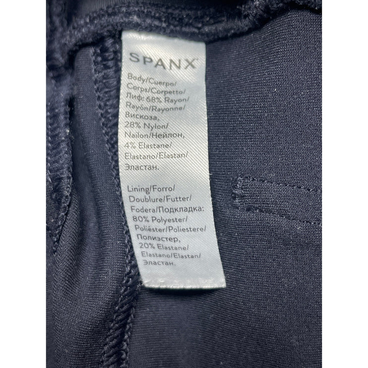 Spanx Black Capri High Rise Skinny Yoga Athletic Activewear Leggings Pants Sz S