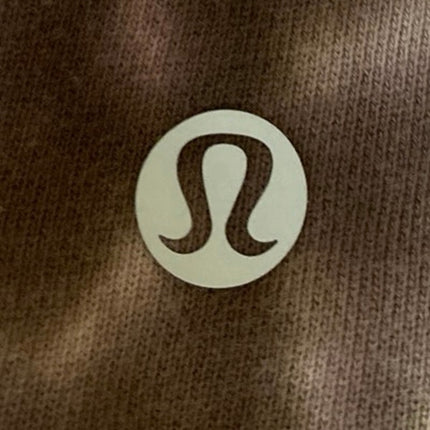 Lululemon Inner Glow Women's Brown Pink Marble Tie Dye Athletic Shorts Size 6