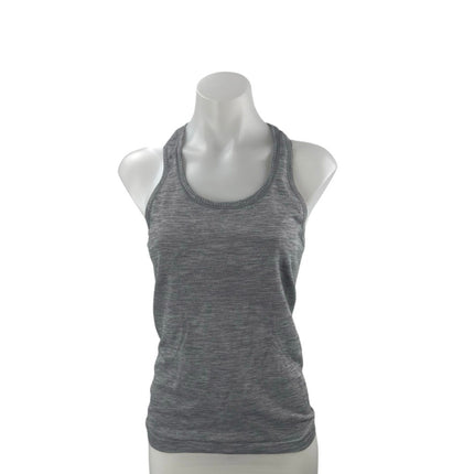 Lululemon Women's Gray Racerback Yoga Workout Running Athletic Tank Top Size 6