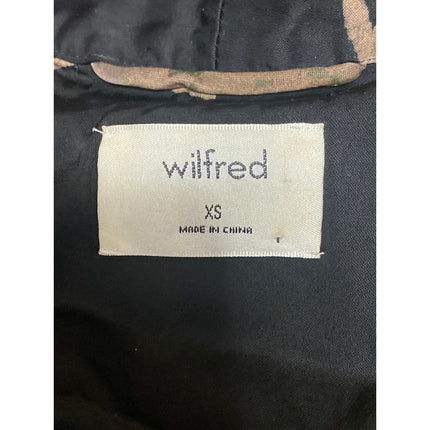 Aritzia Wilfred Black Floral Tie Waist Long Sleeve Belted Midi Robe Sleepwear S