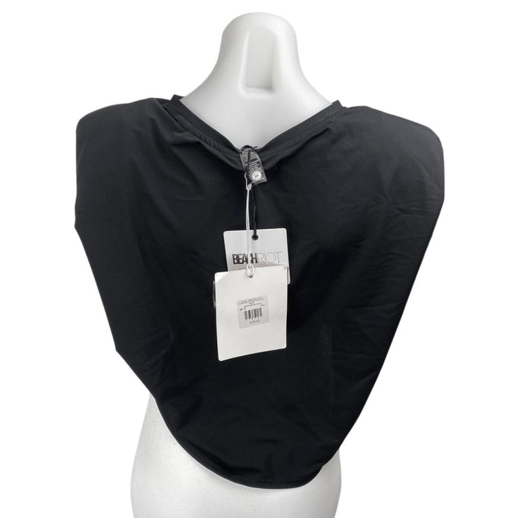NEW Beach Riot Rumble Women's Black Sleeveless Crop Muscle Tee Tank Top Size M