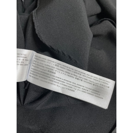 Abercrombie & Fitch Black Halter Silk Satin Cowl Neck Open Back Mini Dress Sz M