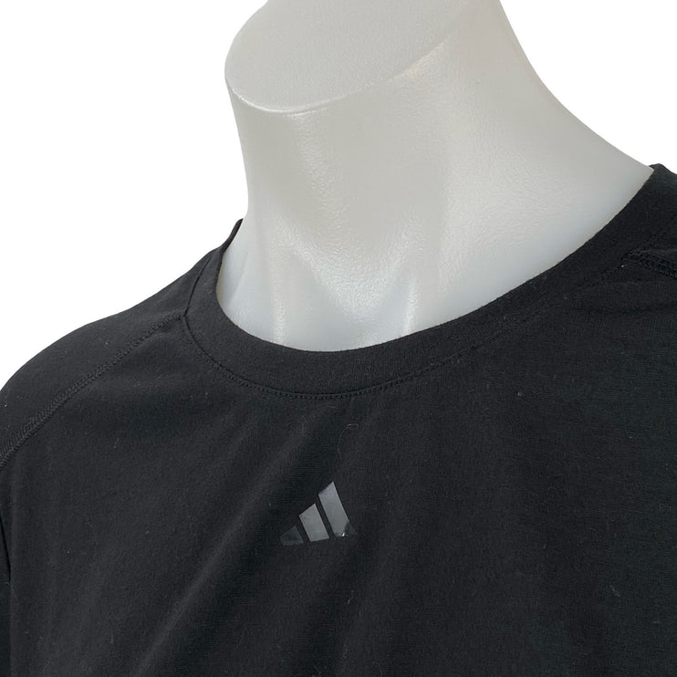 Adidas Essentials Women's Yoga Gym Athletic Activewear Crop Tee T-Shirt Top Sz L