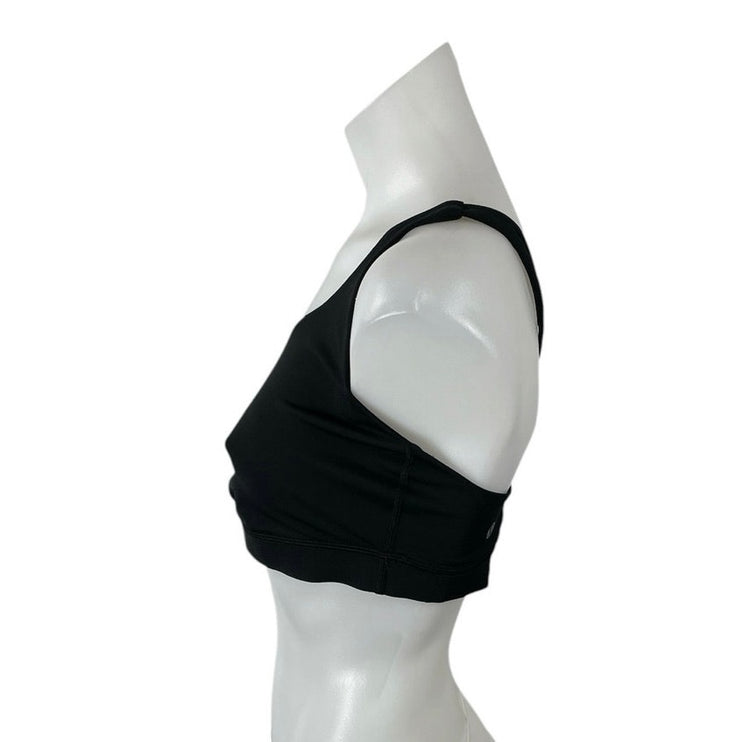 Lululemon Women's Black Strappy Yoga Workout Athletic Sports Bra Crop Top Size S