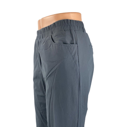 Zishen Women's Gray Mid Rise Athletic Activewear Trousers Jogger Sweat Pants S