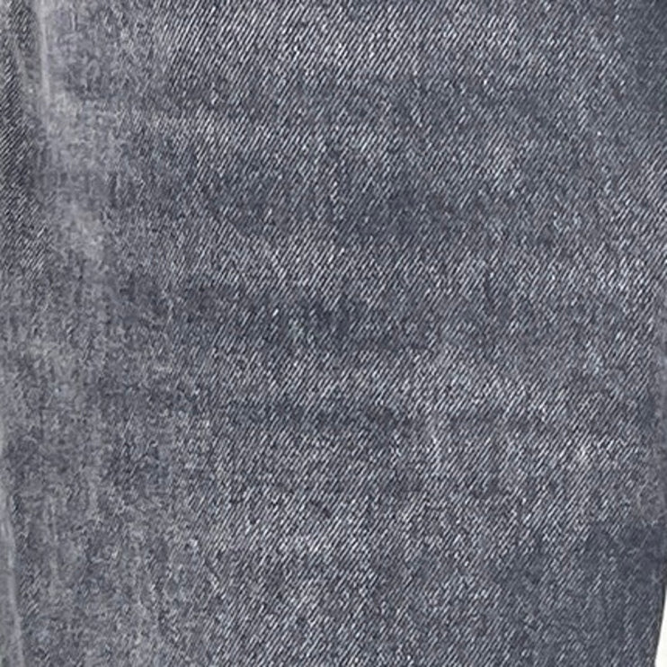 Abercrombie & Fitch The Straight Mid Rise Black Relaxed Denim Jeans Size 28