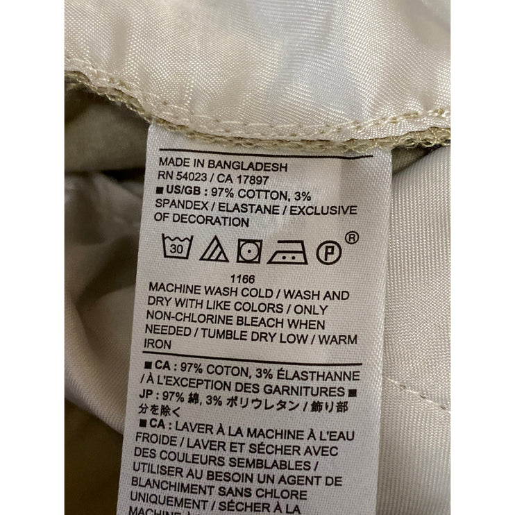 Banana Republic Men's Tan Beige Straight Leg Chino Khaki Trousers Pants Size 35