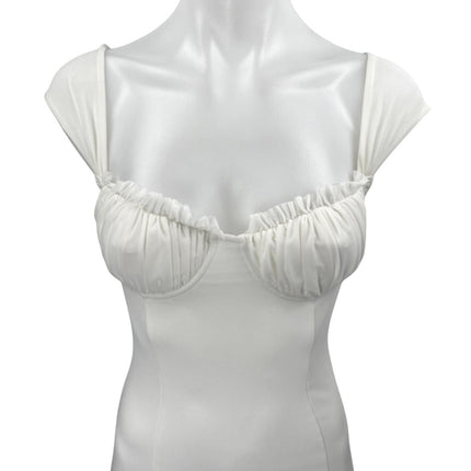 Princess Polly White Sleeveless Bandeau Cami Camisole Tank Mini Bodyco –  Brie