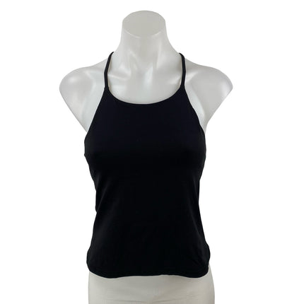 Lululemon Womens Black Sleeveless Racerback Yoga Running Athletic Tank Top Sz 28