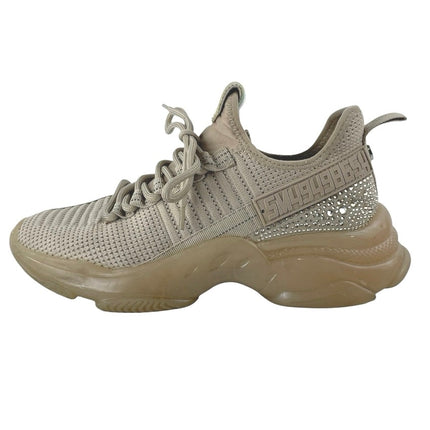 Steve Madden Maxima Maxilla R Rhinestone Lace Up Chunky Sneakers Shoes Size 9.5