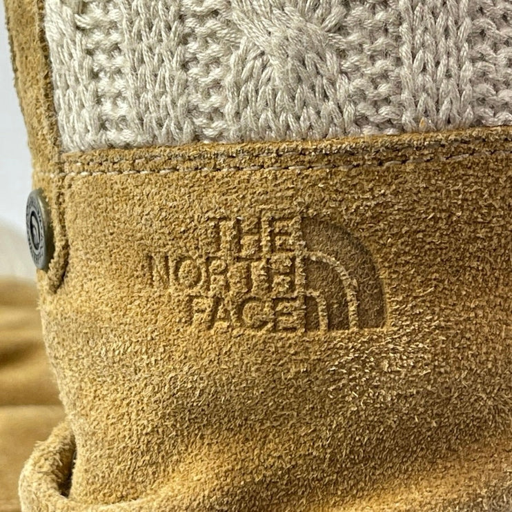 The North Face Alycia Women's Brown Suede Round Toe Lace Up Mid Calf Boots 8.5