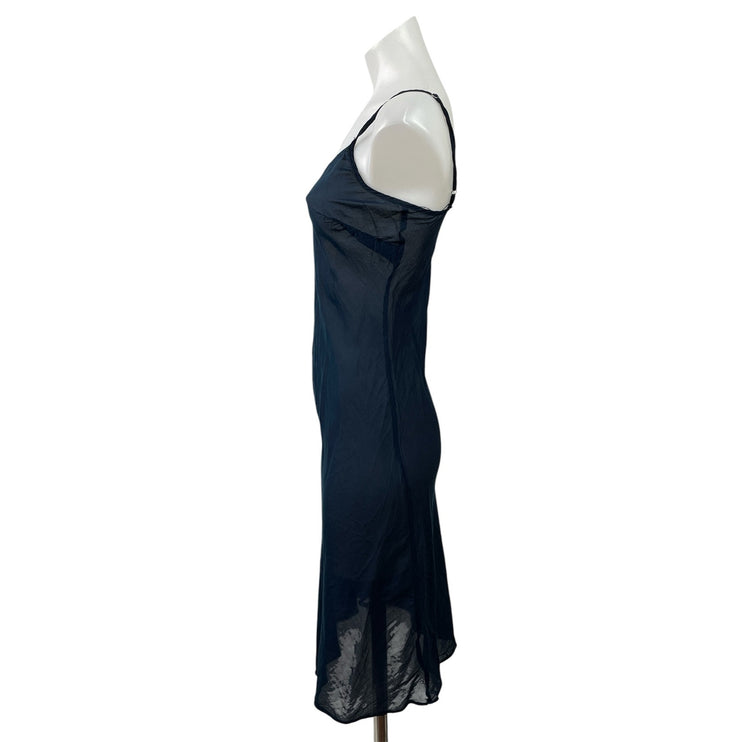 Of Two Mind Women's Navy Blue Sleeveless Scoop Neck Cami Tank Mini Dress XS