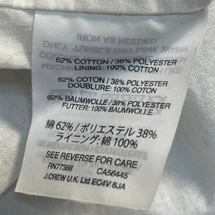 J.Crew Gingham Plaid Check Sleeveless Mini Cami Tank Flare A-Line Sun Dress Sz 8