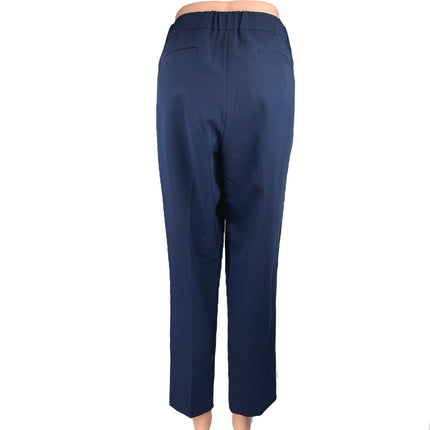 Tommy Hilfiger Women's Blue High Waist Straight Leg Trousers Dress Pants Size 8