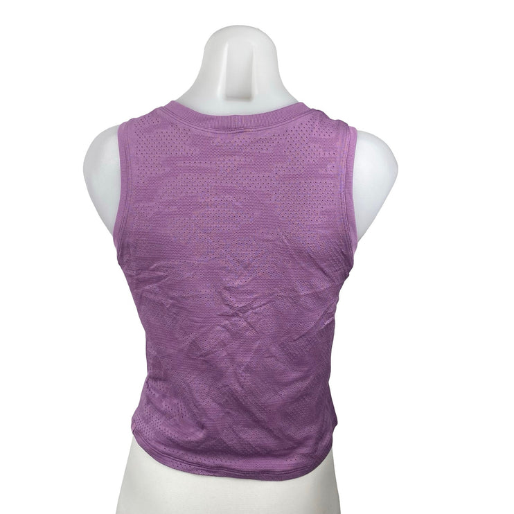 Lululemon Women's Purple Sleeveless Yoga Gym Athletic Activewear Crop Tank Top 4