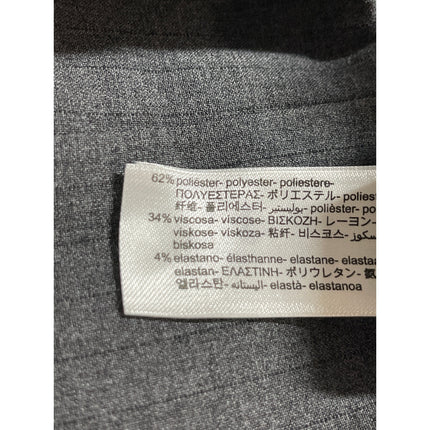 Zara Women's Gray Slit High Rise Slim Fit Mini Straight Pencil Skort Skirt Sz XL