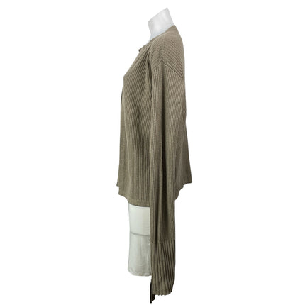 TOVE Gray Brown Wool Cashmere Long Sleeves Open Front Cardigan Sweater Top Sz S