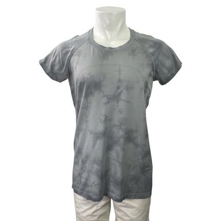 Lululemon Swiftly Tech Mens Gray Marble tie Dye Short Sleeve Tee T-Shirt Top L