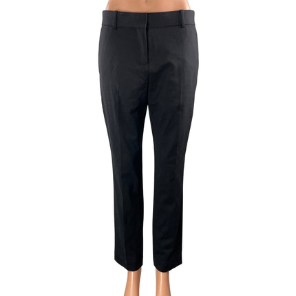 Everlane Women's Black Wool High Rise Slim Straight Trousers Dress Pants Size XS