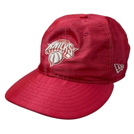New Era Unisex Red New York Knicks NBA Embroidered Basketball Strapback Hat Cap