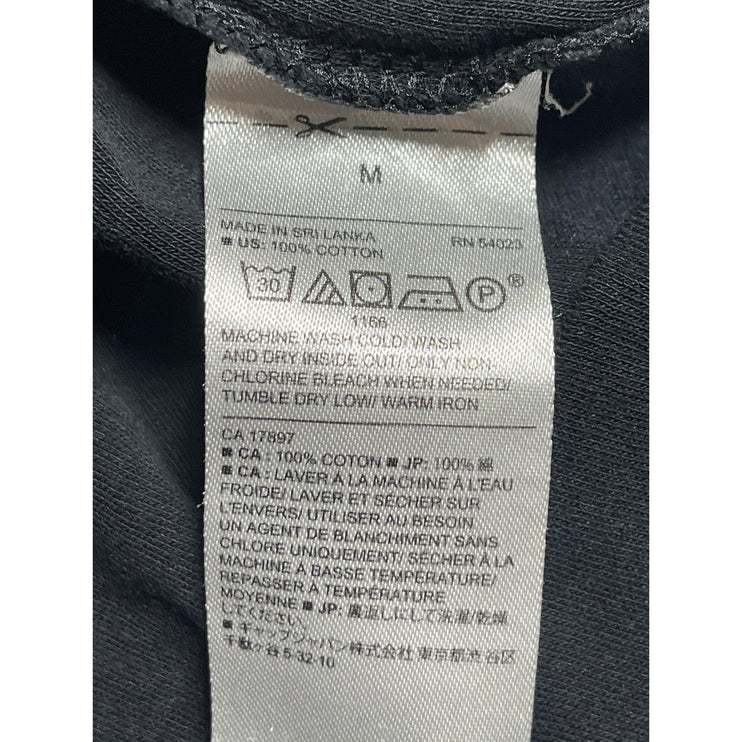 Banana Republic Women's Black Short Sleeve Crew Neck T Shirt Tee Top Size M