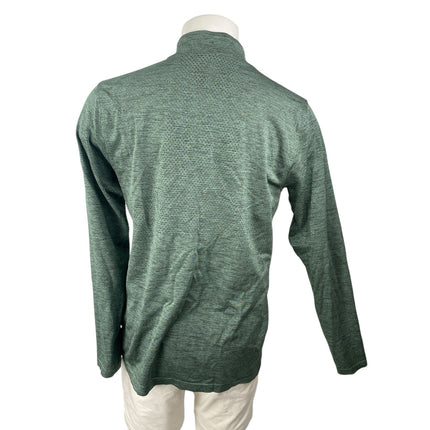 Lululemon Metal Vent Tech Green High Neck Long Sleeve Sweatshirt Sweater Top M