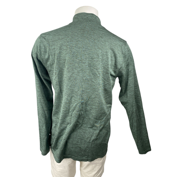 Lululemon Metal Vent Tech Green High Neck Long Sleeve Sweatshirt Sweater Top M
