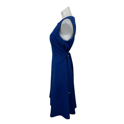 Tommy Hilfiger Blue Sleeveless Belted Round Neck Mini Fit & Flare Tank Dress 10