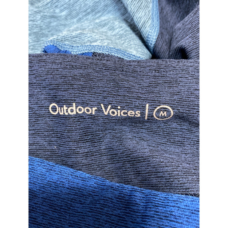 Outdoor Voices Multicolor Colorblock High Waist Skiinny Tight Leggings Pants M