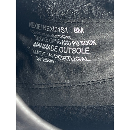 NWOB Steve Madden Nexie Women's Black Leather Pointed Toe Zip Ankle Boots Size 8