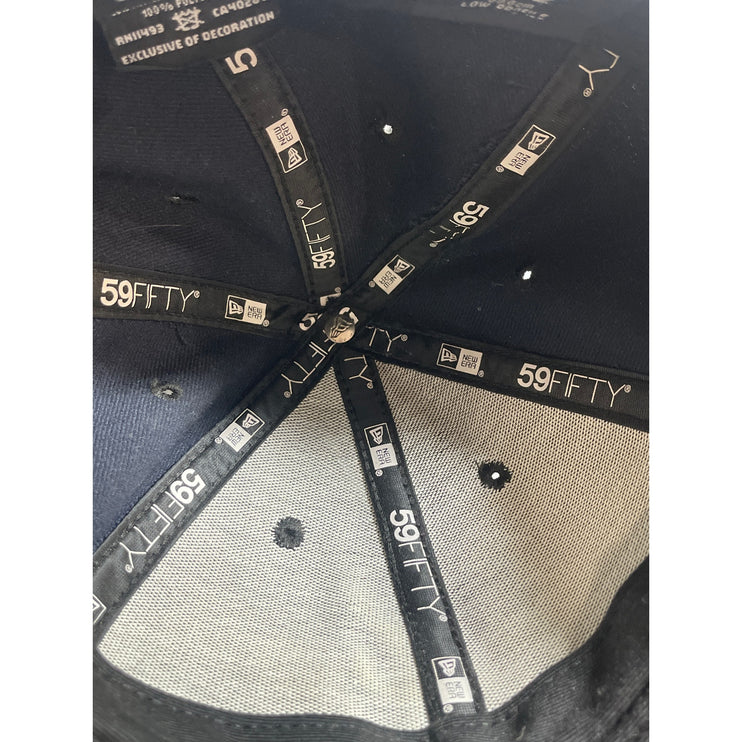 New Era Atlanta Braves On-Field 59Fifty Navy/ Red Embroidered Fitted Cap Hat 7.5