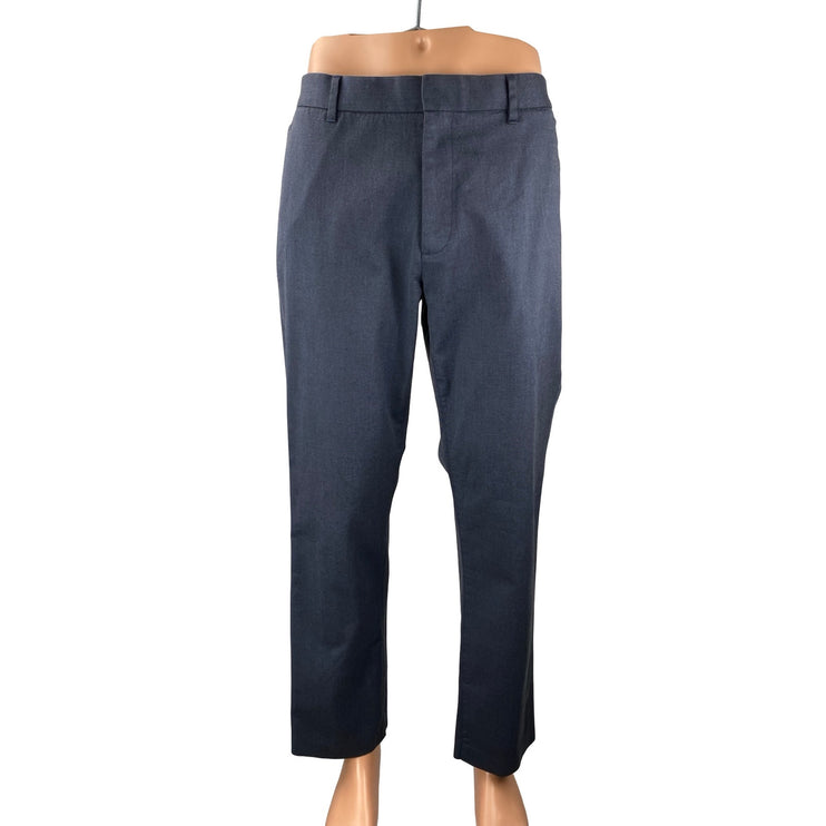 Bonobos Monday Men's Navy Blue Straight Mid Rise Dress Trousers Pants Size 35