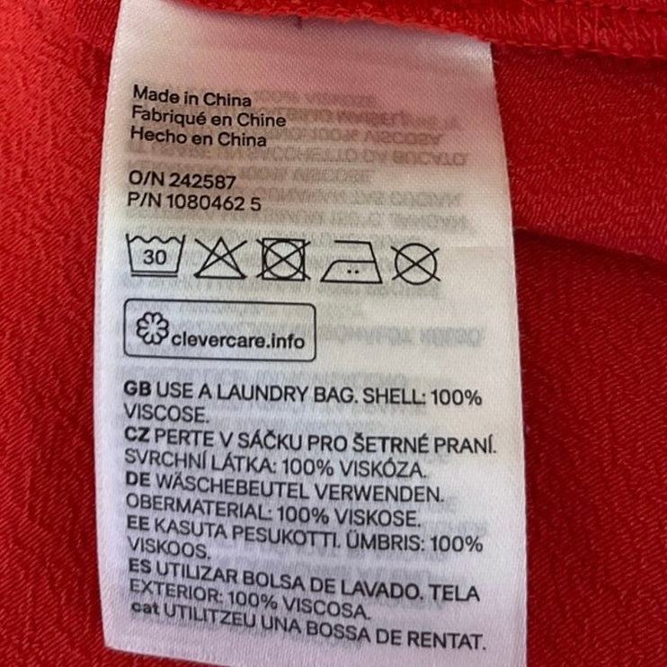 H&M Orange Cutout Sleeveless Beach Adjustable Front Tie Mini Sheath Dress Size S